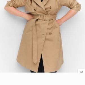 Mango Belted Tan Trench Coat